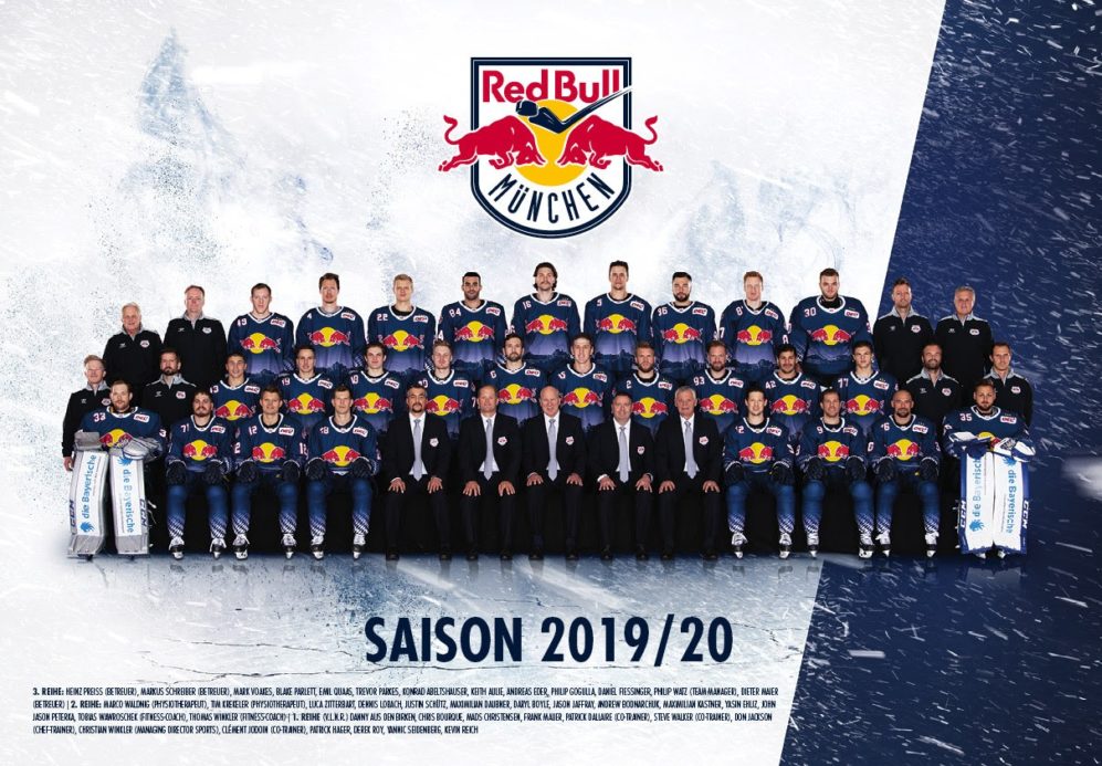 EHC Mannschaftsbild 2019 Quelle EHC Red Bull München 