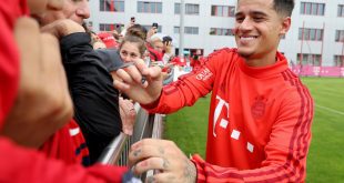 Philippe Coutinho erstes Training beim FC Bayern München