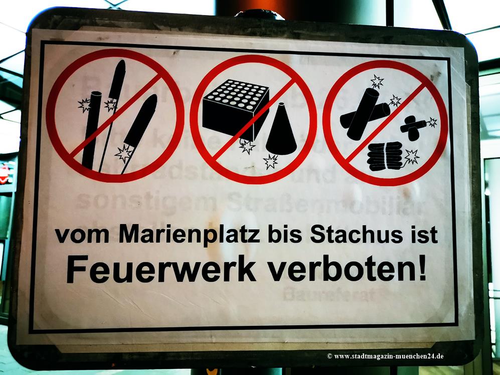 Silvester Feuerwerk von Marienplatz bis Stachus verboten