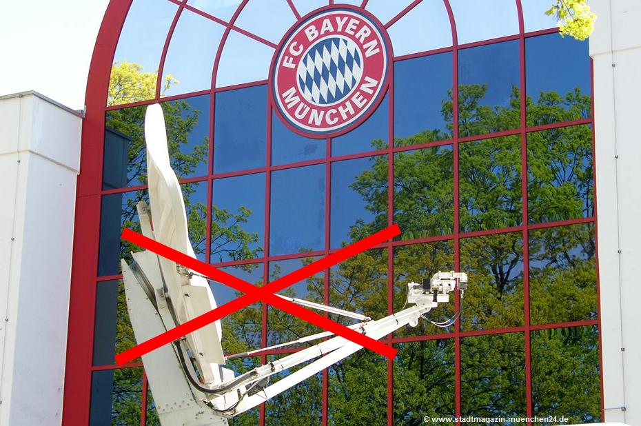 FC Bayern München Satellitenschüssel