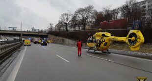 Tödlicher Verkehrsunfall auf der A96 in München-Laim