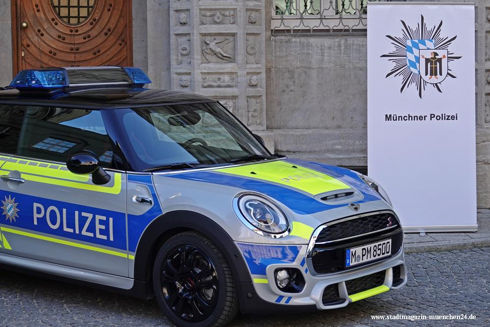 Mini Polizei Streifenwagen Pressestelle München 