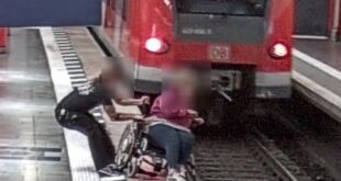Junger Mann bewahrt Rollstuhlfahrerin vor Absturz in S-Bahngleis
