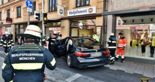 Verkehrsunfall in der Zweibrückenstraße München