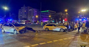 Verkehrunfall mit vier beteiligten Autos