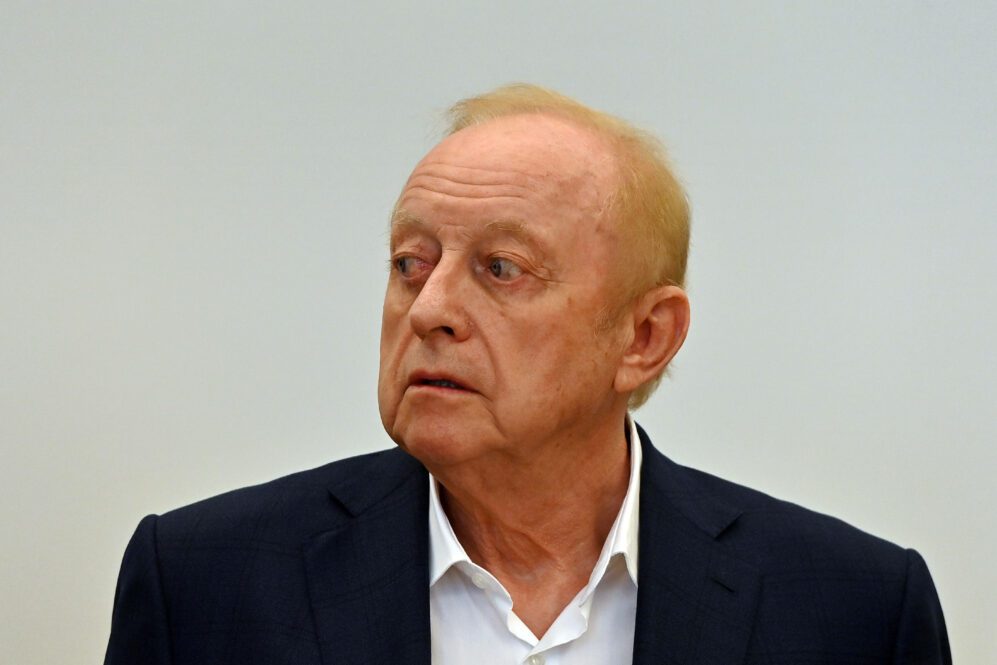 Alfons Schuhbeck im Prozess "Ingwer" Landgericht München am Tag der Urteilsverkündung